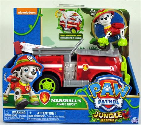 Paw Patrol Jungle Rescue 6 Vehicles Set Chase Skye Marshall Rubble Zuma And Rocky 1826799418