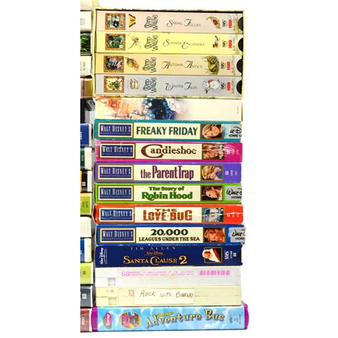 Big Lot 47 Vhs Tapes All Kids Movies And Shows Barney Disney Studio And C