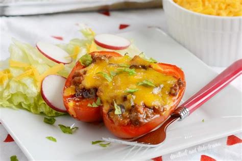 Leftover Chili Stuffed Peppers Meatloaf And Melodrama