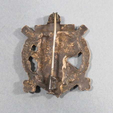 INSIGNE MILITAIRE 2 ème REGIMENT D ARTILLERIE COLONIALE FABRICATION EN