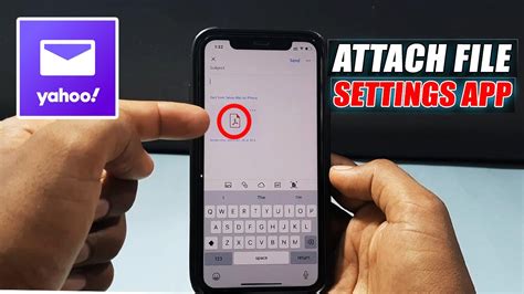 How To Attach File In Yahoo Mail On Iphone Ipad Youtube