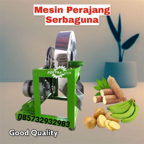 Jual Mesin Rajang Potong Singkong Alat Perajang Bawang Pisang Kentang