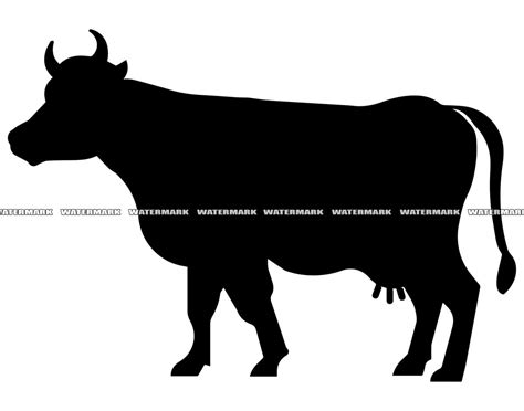 Dairy Cow SVG Dairy Cow Cut File Dairy Cow DXF Dairy Cow - Etsy