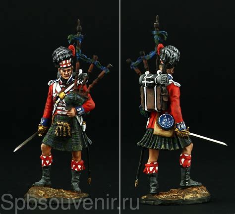 Piper Of The 42nd Royal Highlander Regiment Of Foot Black Watch 1815