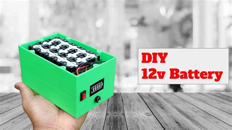 Diy Battery Pack High Capacity 18650 Battery For A 12v 10ah Battery Pack Youtube