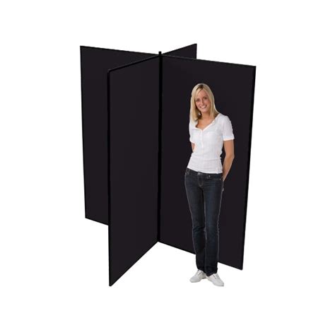 Large Display Boards, Black 4 Panel From Panel Warehouse - Display Boards from Panel Warehouse UK