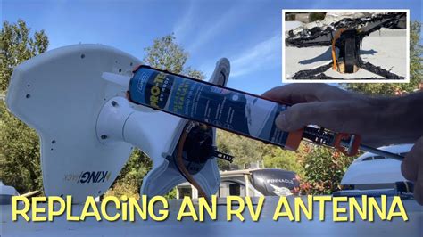 Rv Antenna Replacement King Jack Tv Antenna Rv Life Youtube