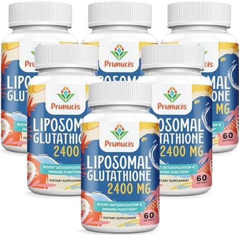 2400mg Liposomal Glutathione Reduced L Glutathione Glutathione Supplement With