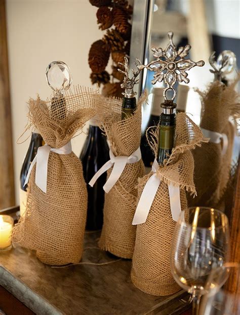 Pin By The Moellers On Diy Gifts Wrapped Wine Bottles Christmas Wine