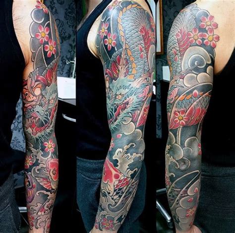 Japanese Sleeve Tattoos For Men Masculine Design Ideas