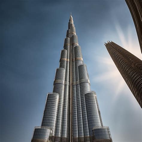 Premium Photo | Burj Khalifa building front view