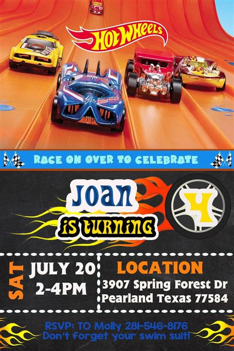Invitaciones De Hot Wheels Gratis Hot Wheels Birthday Hot Wheels My XXX Hot Girl