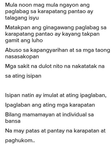 Gumawa Ng Tula Tungkol Sa Paglabag Sa Karapatang Pantao Na Nakabatay Sa Oryentasyong Sekswal