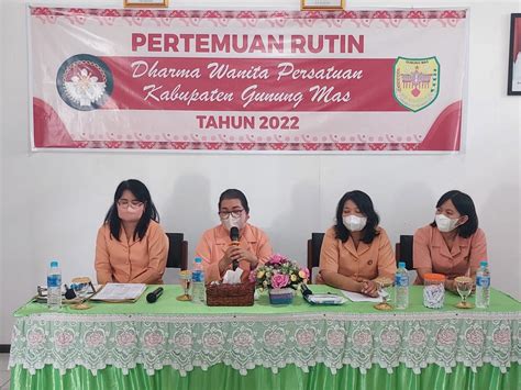 Pertemuan Rutin Dharma Wanita Persatuan Dwp Gunung Mas Dayak News