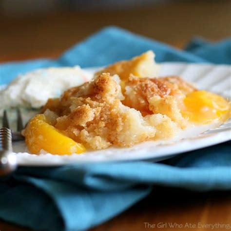 Easy Peach Cobbler The Girl Who Ate Everything