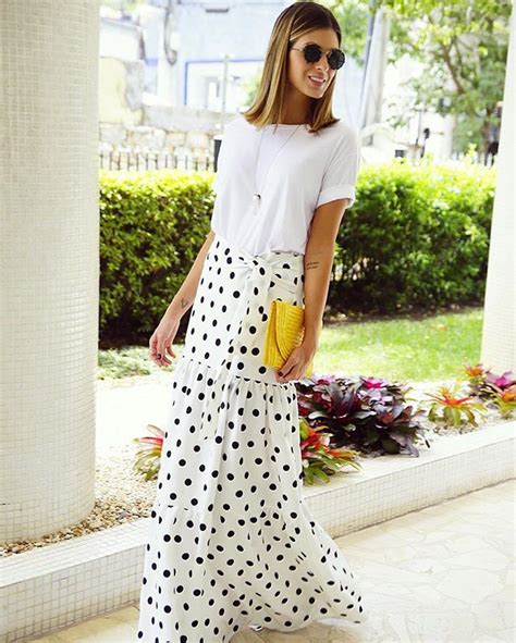 Dont Miss These Day Dress Polka Dot Tops To Wear With Maxi Skirts