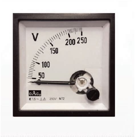 72x72 Analog Voltmetre 500v 250v Ac