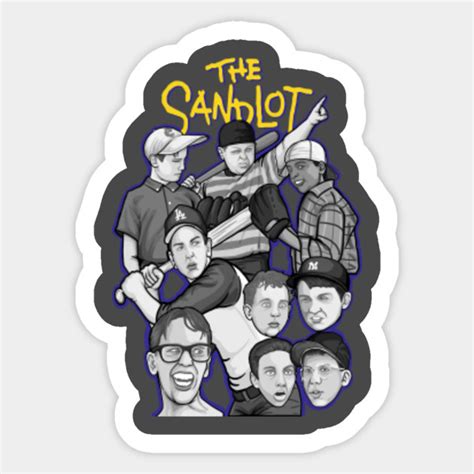 The Sandlot Character Collage Sandlot Sticker Teepublic