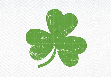 Saint Patricks Day Svg Grunge Shamrock Graphic By Svg Den · Creative