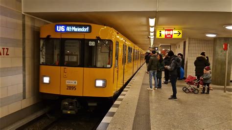 U Bahn Berlin Mitfahrt In Der U6 Von Kurt Schumacher Platz Bis Alt