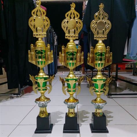 Jual Piala Trophy Mewah Mtq Tinggi Cm Piala Masjid Shopee Indonesia