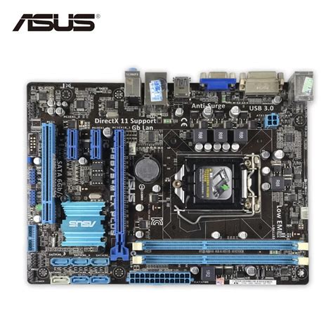 Original Used Asus P8B75 M LX PLUS Desktop Motherboard B75 Socket LGA