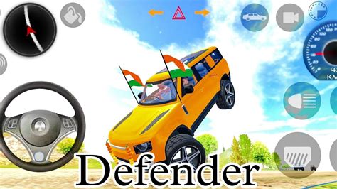 Indian Car Simulator 3d Thar Stunt Black Defender 4×4 Modified Thar