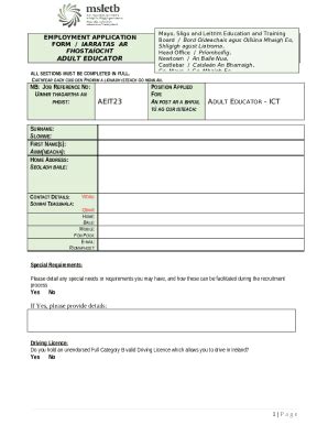 Candidate Ination Booklet Adult Educator Doc Template PdfFiller