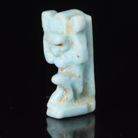 Ancient Egyptian Faience Amulet Of Shu Catawiki