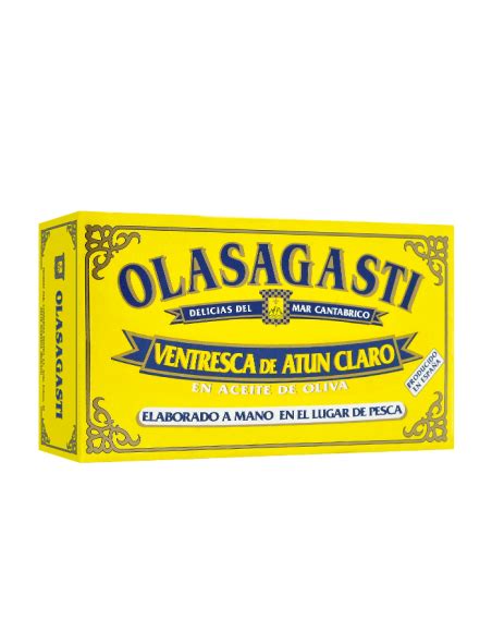 Ventresca Atún claro en aceite oliva 120g Conservas Olasagasti