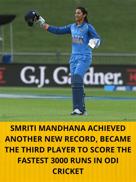 Smriti Mandhana Achieved Another New Record - ICC Cricket Schedule