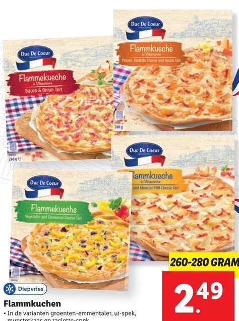 Flammkuchen 260 280g Aanbieding Bij Lidl