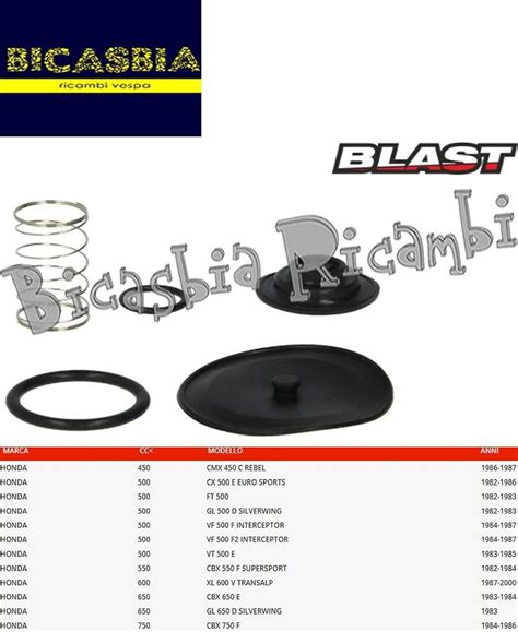 Revisione Rubinetto Benzina Honda Vf F Interceptor F