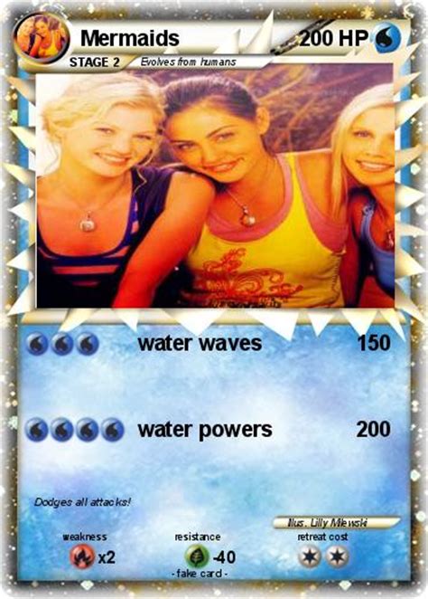 Pokémon Mermaids 3 3 Water Waves My Pokemon Card