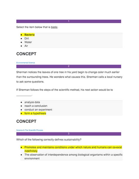 Solution Sophia Pathways Environmental Science Milestone Pdf Studypool