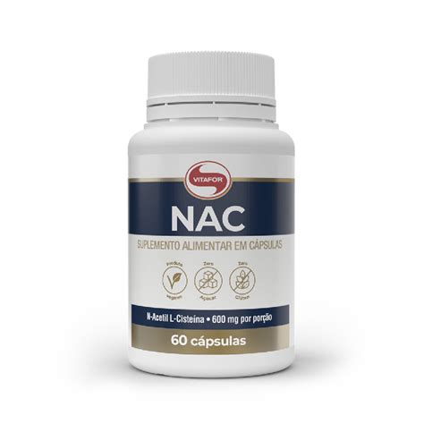 Nac N Acetil L Cisteina 60 Caps Vitafor Especifarma