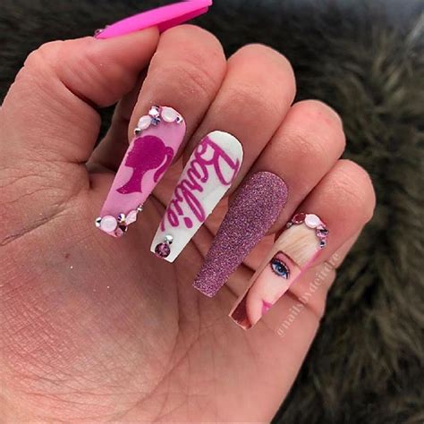 Swerve Work Toptrendpin Club Barbie Pink Nails Summer Acrylic