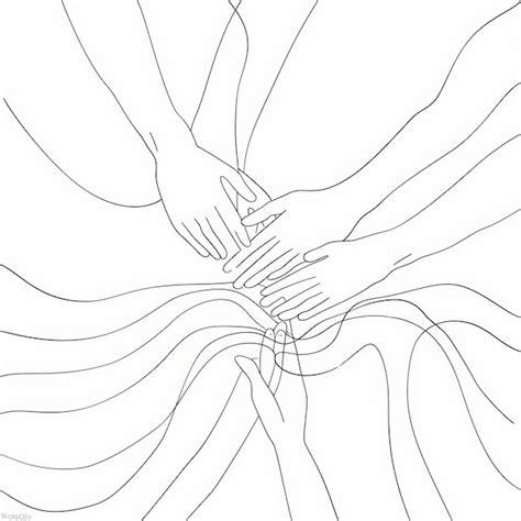 Premium Photo Heart Symbol With Hand Embrace Line Drawing Minimal