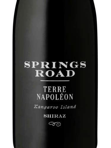 Springs Road Terre Napoléon Shiraz Vivino