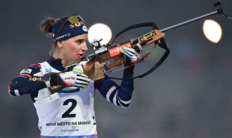 Biathlon Championnats Du Monde Julia Simon En Bronze Sur L