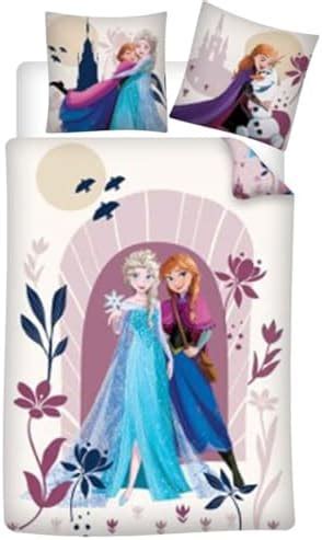 Parure De Lit Reine Des Neiges Personne Housse De Couette Disney