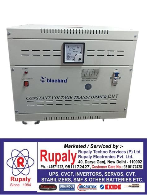 Single Bluebird Cvt Kva Constant Voltage Transformer At Rs In