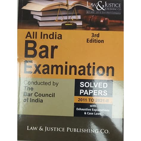 All India Bar Examination Solved Papers To Ii With Exhaustive