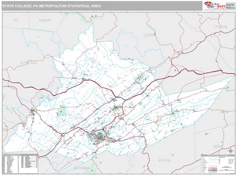 Discovering The Beauty Of State College Pa Map - Map Of The Usa