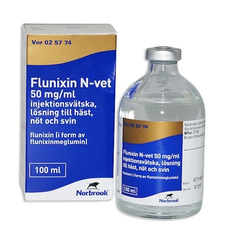 Flunixin N Vet Inj V Tska L Sning Mg Ml Milliliter