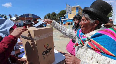 Bolivia Resultados De Elecciones Presidenciales Se Conocer N A Las