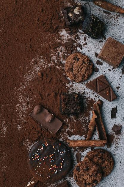 Premium Photo Chocolate Food And Cocoa Powder Processed Chocolate