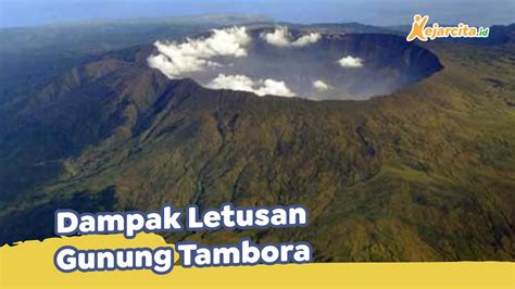 Dampak Letusan Gunung Tambora Contoh Soal Materi Masalah Geografi