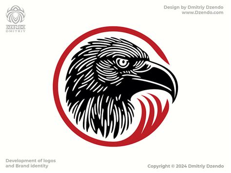 Black Raven Logo by Dmitriy Dzendo on Dribbble