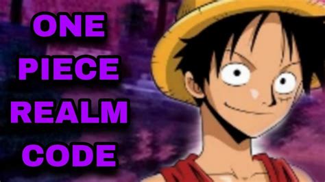 Best One Piece Realm Code For Bedrock Edition Youtube